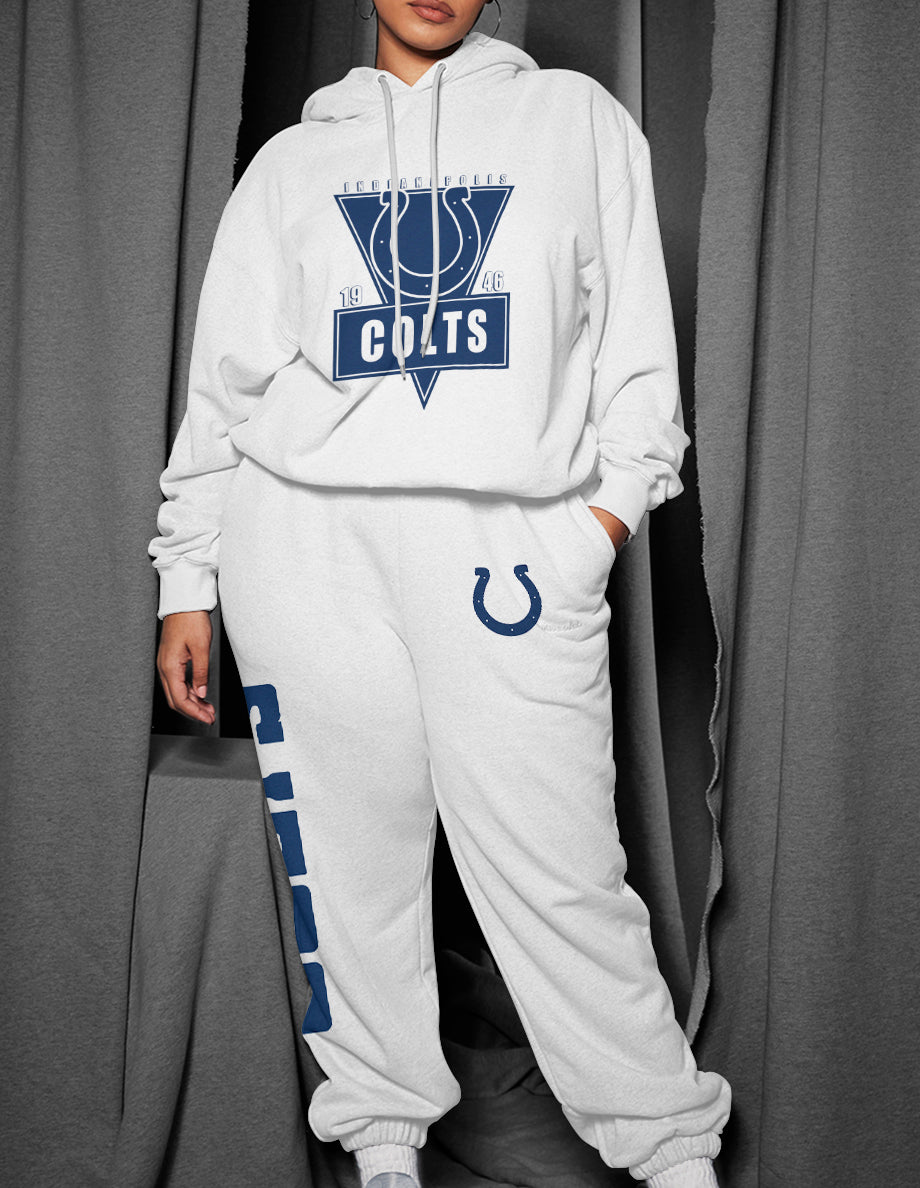 Indianapolis Colts  3D Printed Pullover Hoodie And Sweatpant 2pcs Tracksuits