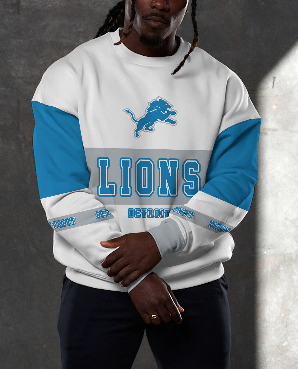 Detroit Lions 3D Limited Edition Crew Neck sweatshirt