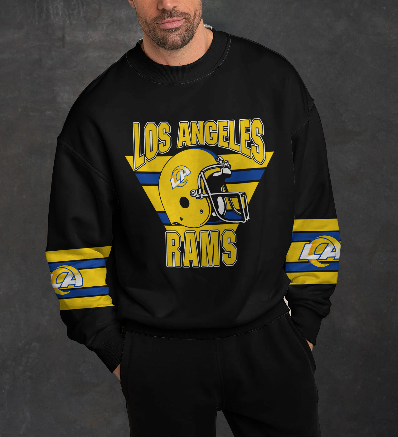 Los Angeles Rams 3D Limited Edition Crew Neck sweatshirt