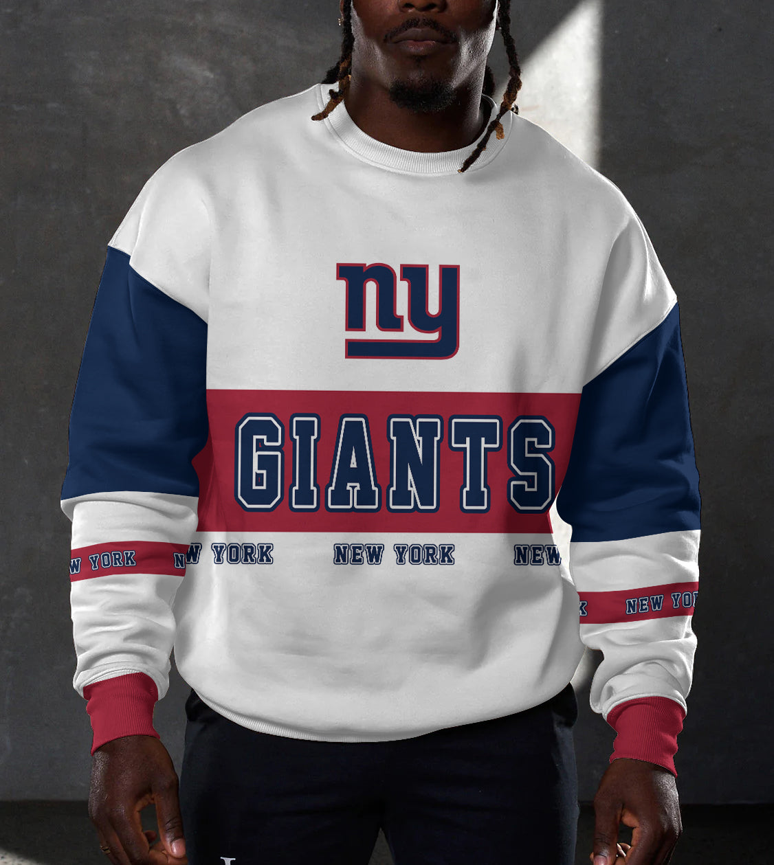 New York Giants 3D Limited Edition Crew Neck sweatshirt