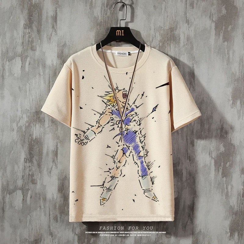 Men's Fashion Print Casual Short Sleeve T-Shirt