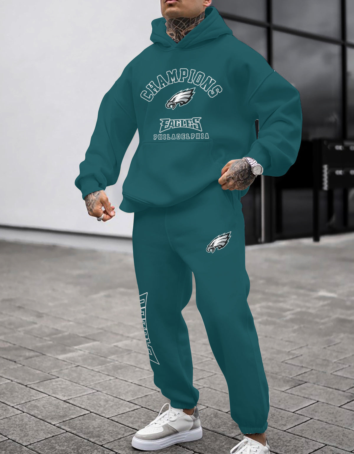 Philadelphia Eagles 3D Printed Pullover Hoodie And Sweatpant 2pcs Tracksuits