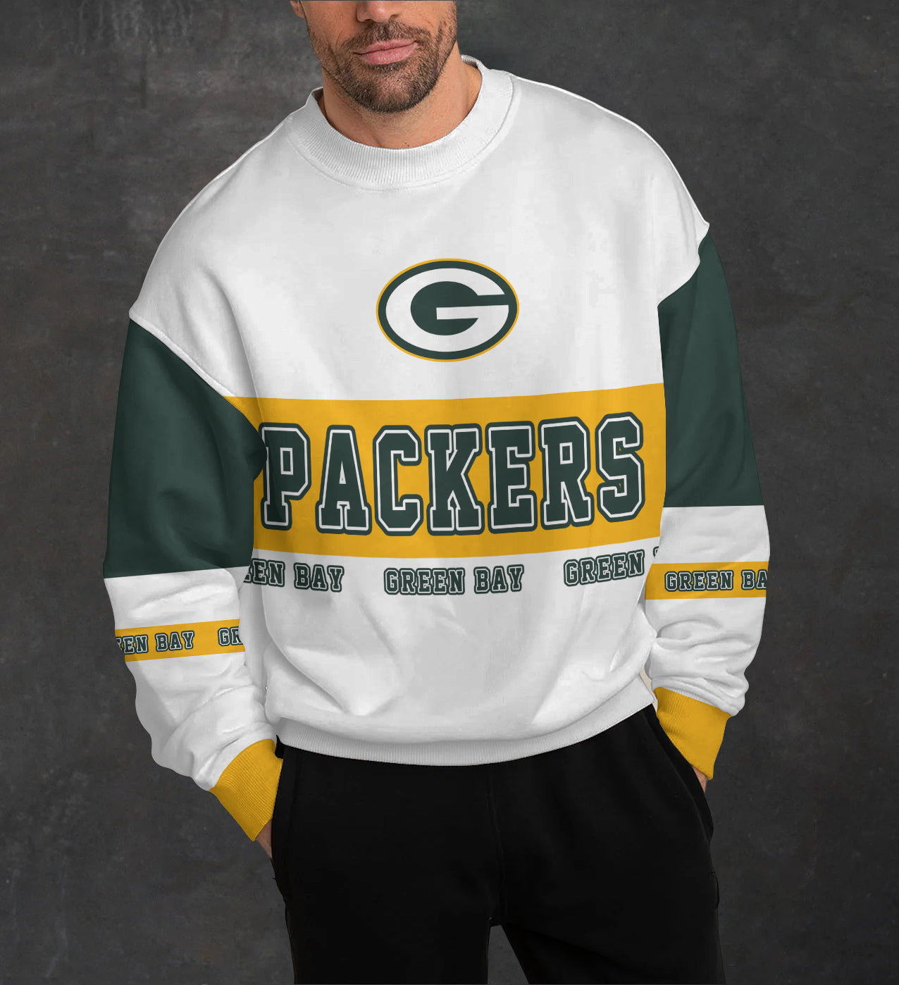 Green Bay Packers 3D Limited Edition Crew Neck sweatshirt