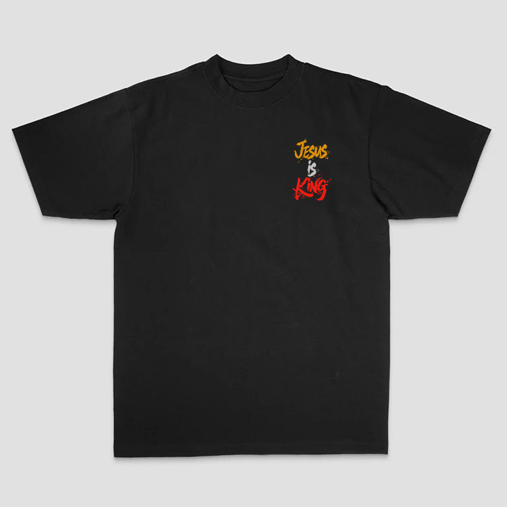 Jesus Is King Printed Men's T-shirt
