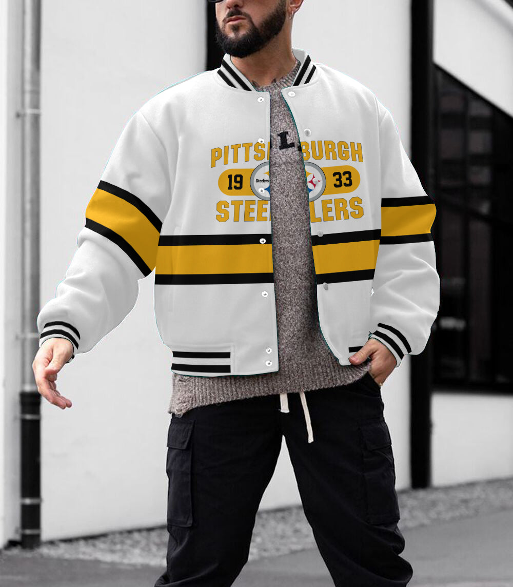 Pittsburgh Steelers Men's Limited Edition Full-Snap Casual Jacket