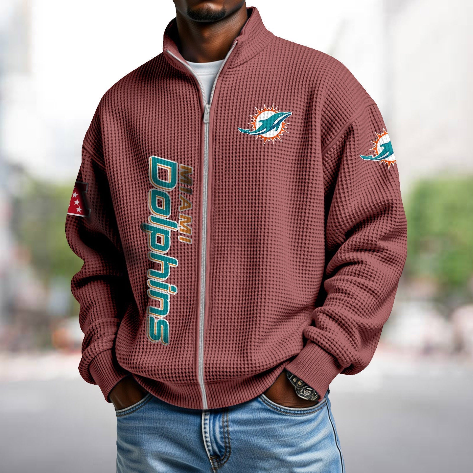 Waffle Hoodie – Dolphins