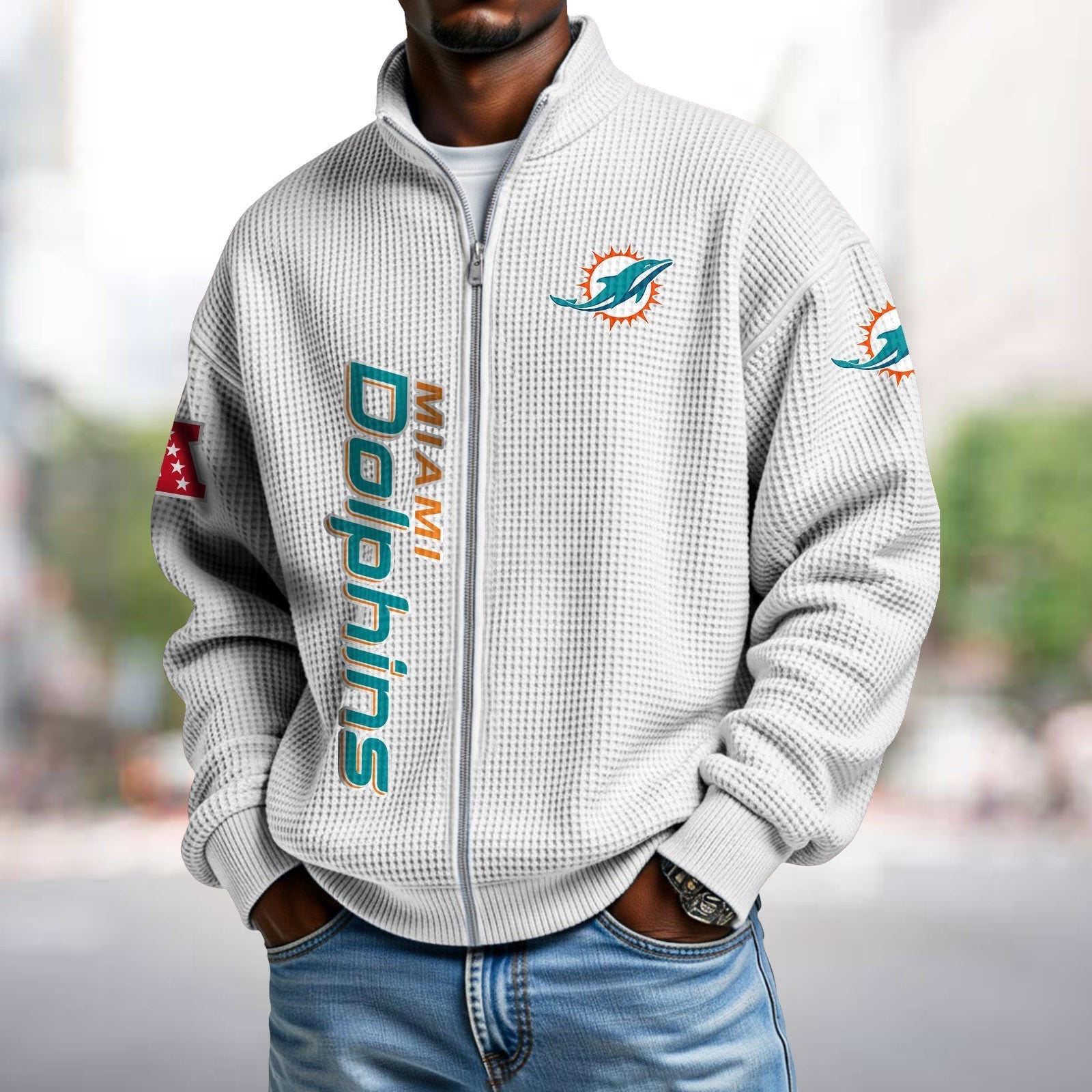 Waffle Hoodie – Dolphins