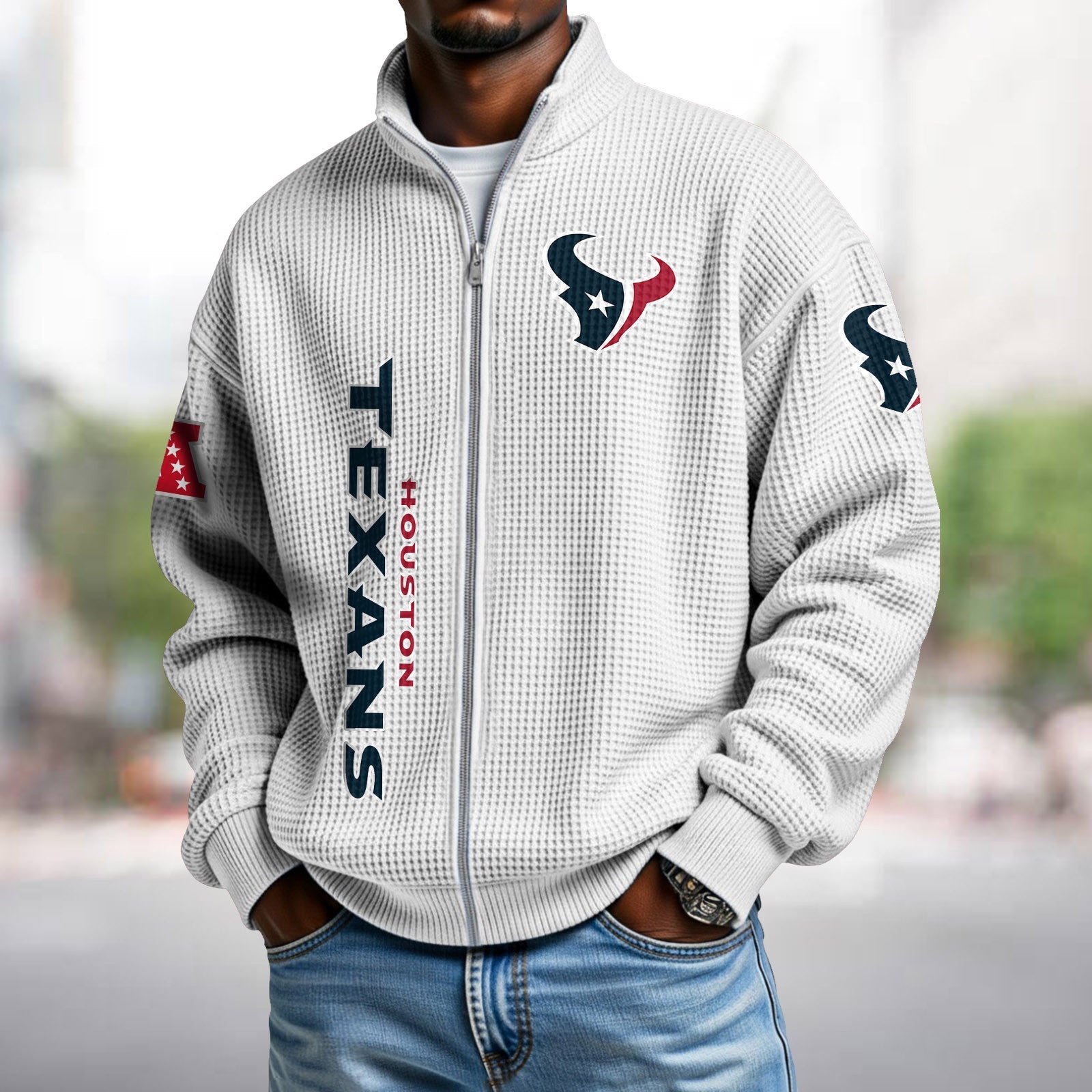 Waffle Hoodie – Texans