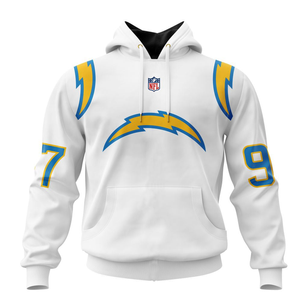Los Angeles Chargers | Personalized Hoodie Away Design
