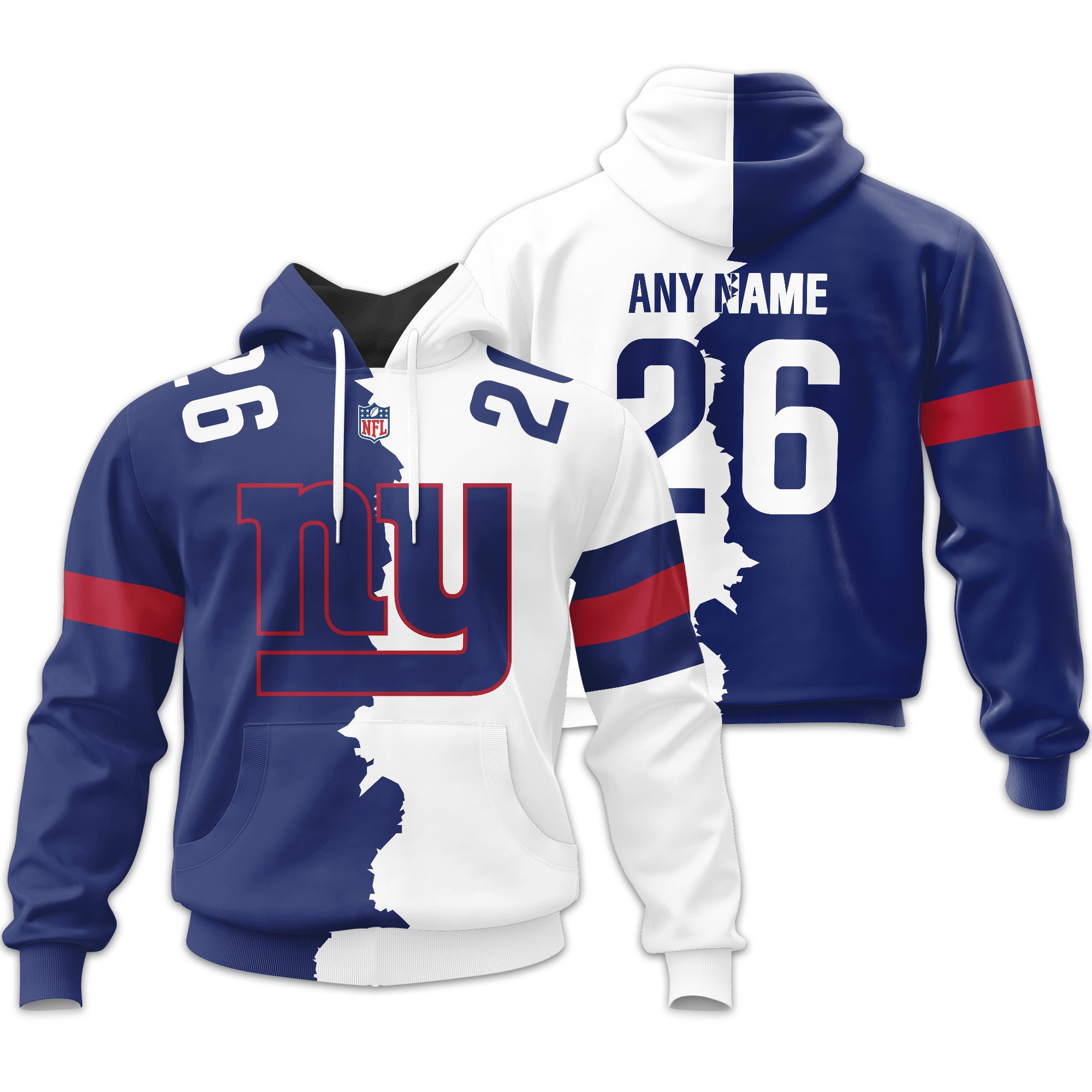 New York Giants | Home Mix Away Hoodie