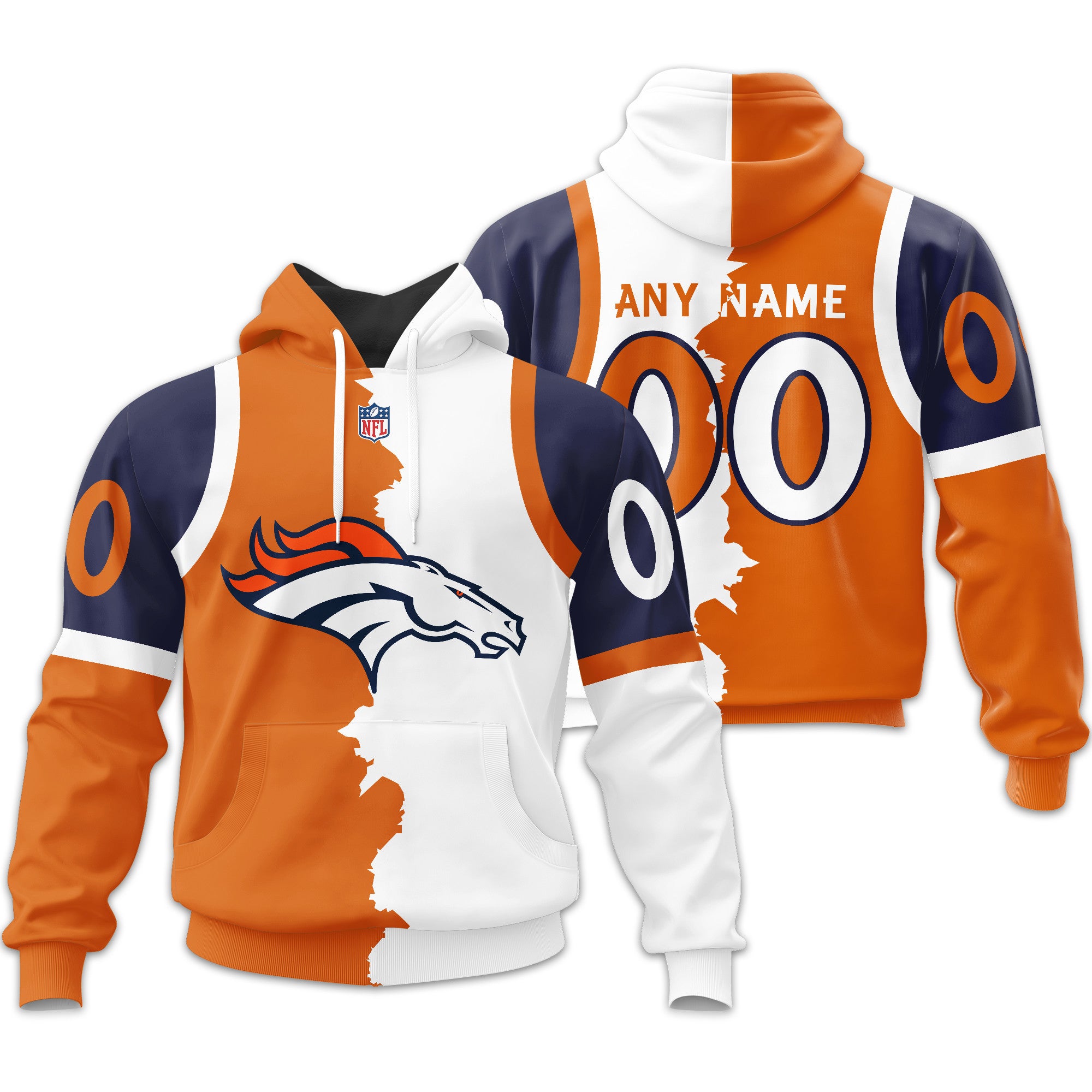 Denver Broncos | Home Mix Away Hoodie
