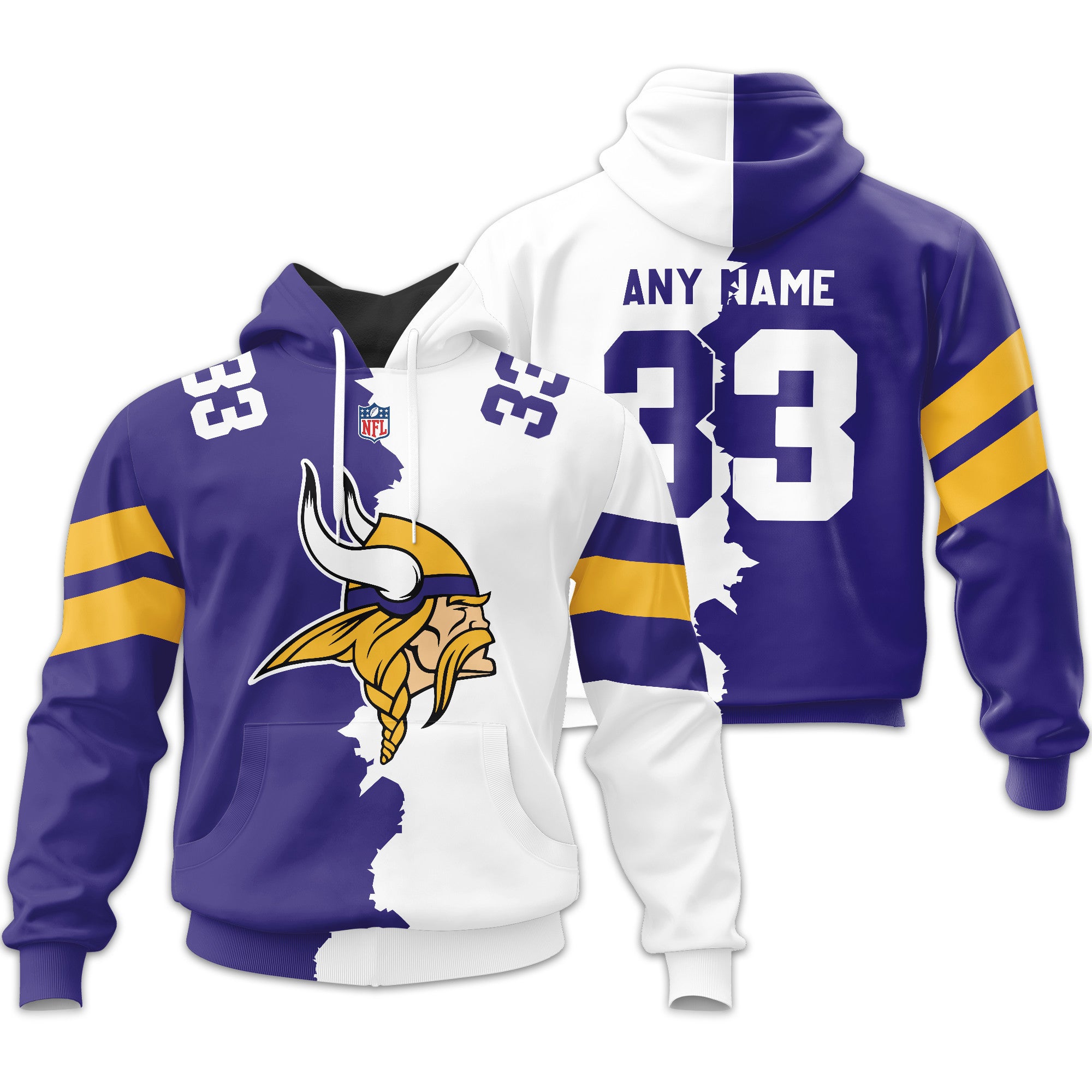 Minnesota Vikings | Home Mix Away Hoodie