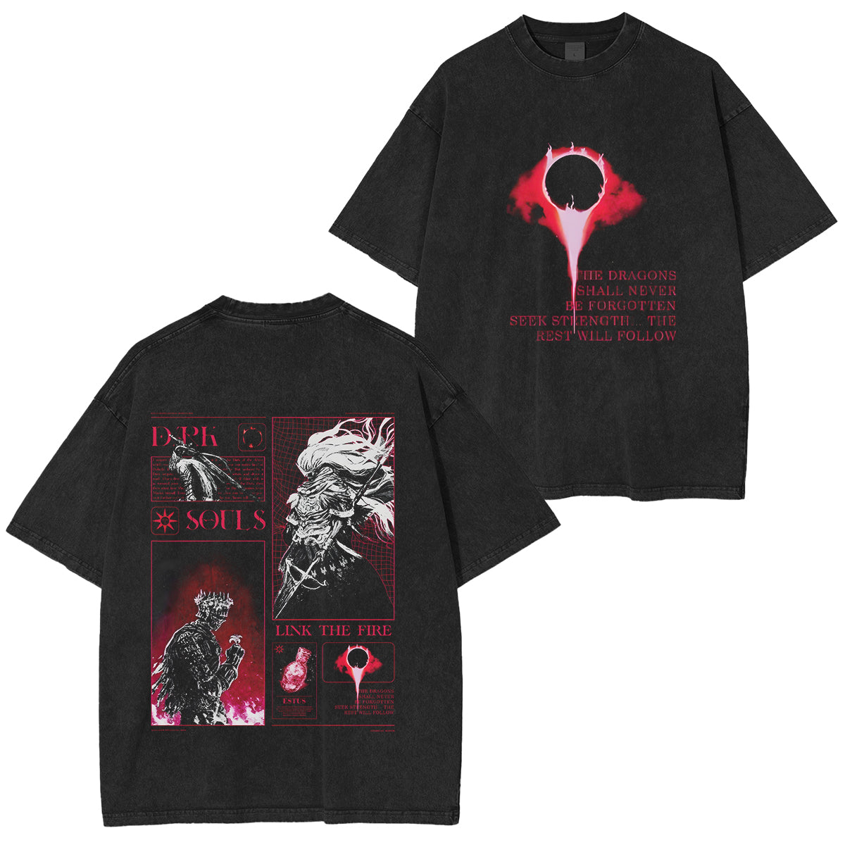 Hidetaka Miyazaki's Dark Souls Soulsborne Vintage Washed Unisex T-Shirt