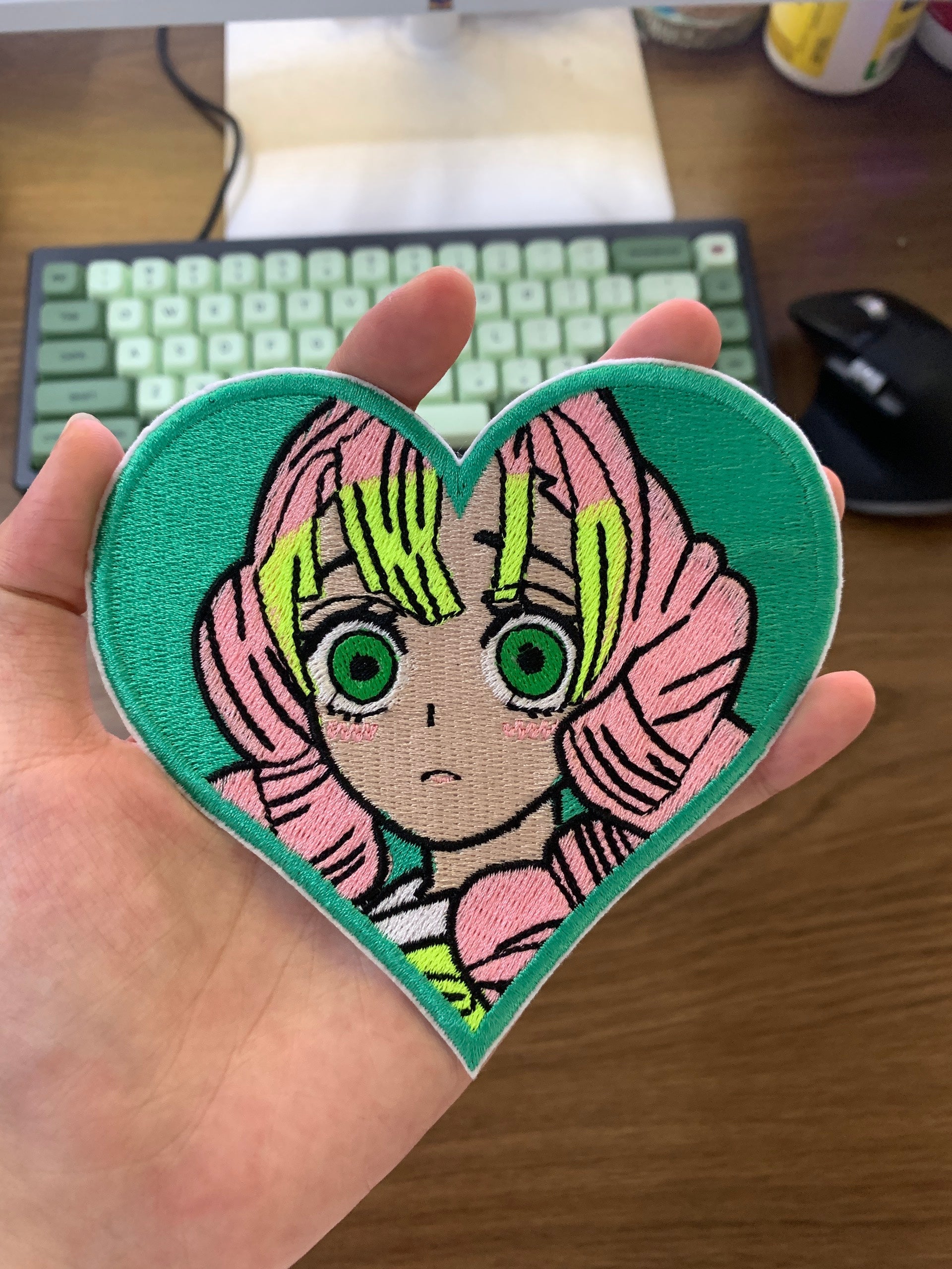 Mitsuri Kanroji Demon slayer Embroidered patches