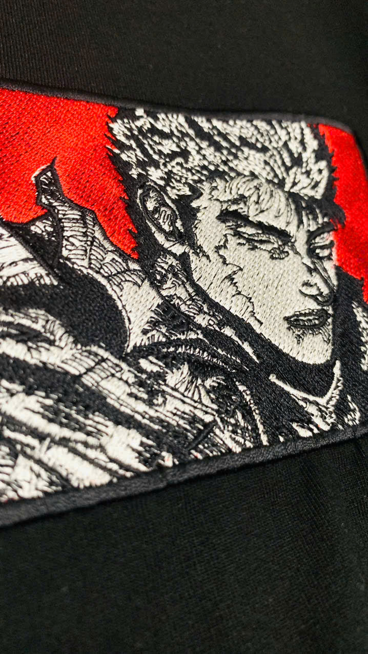 Guts Berserk Embroidered Patches Iron-On / IRON-ON OR SEW – High-Quality Anime Patch for Fans