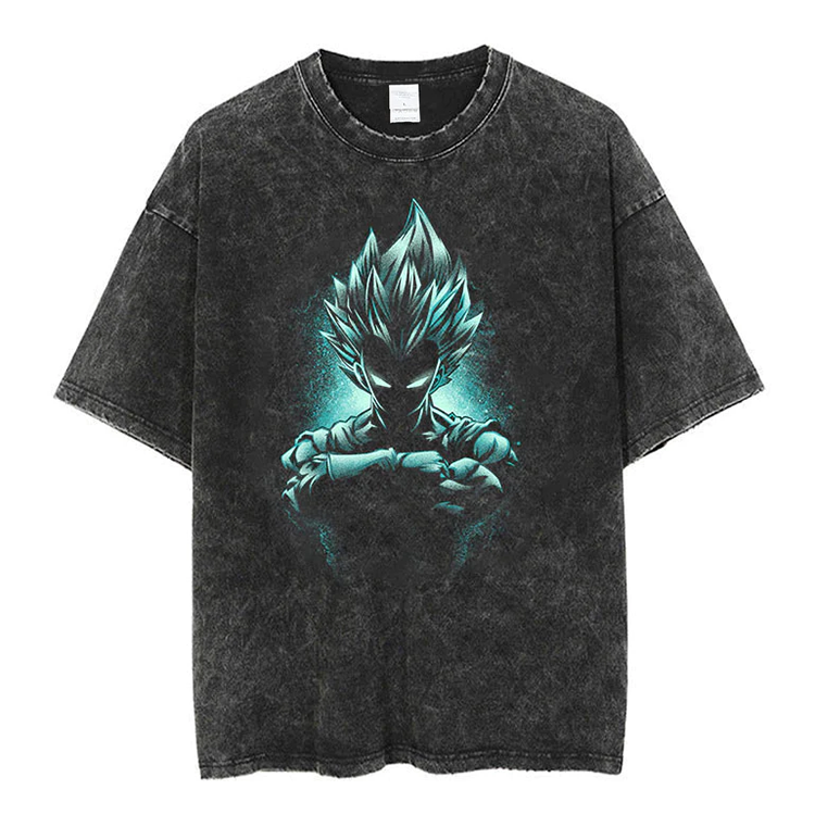 "Vegeta Pride" Vintage Washed Shirt