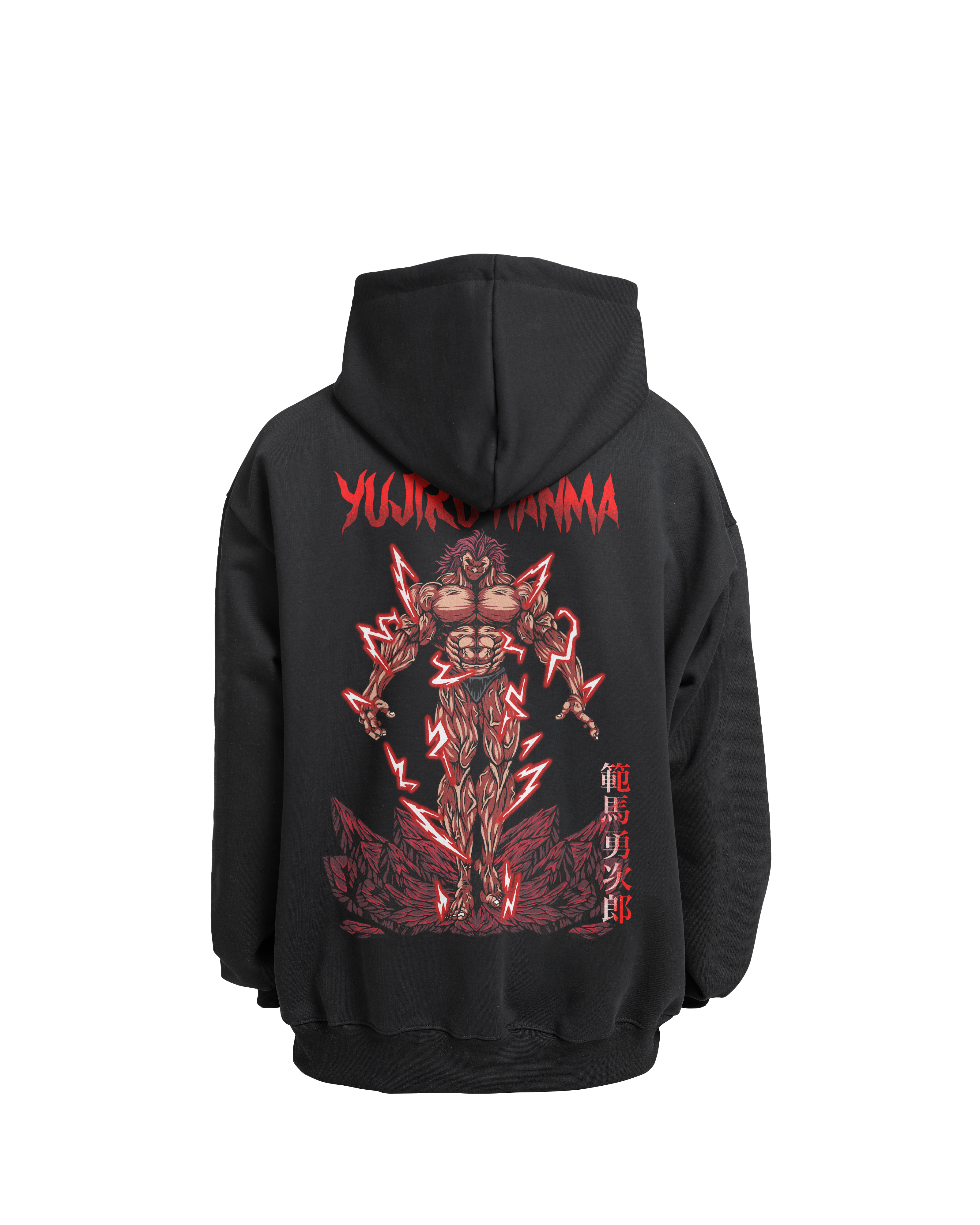 "YUJIRO HANMA x HEAVY WEAR" - Heavy Oversized Hoodie