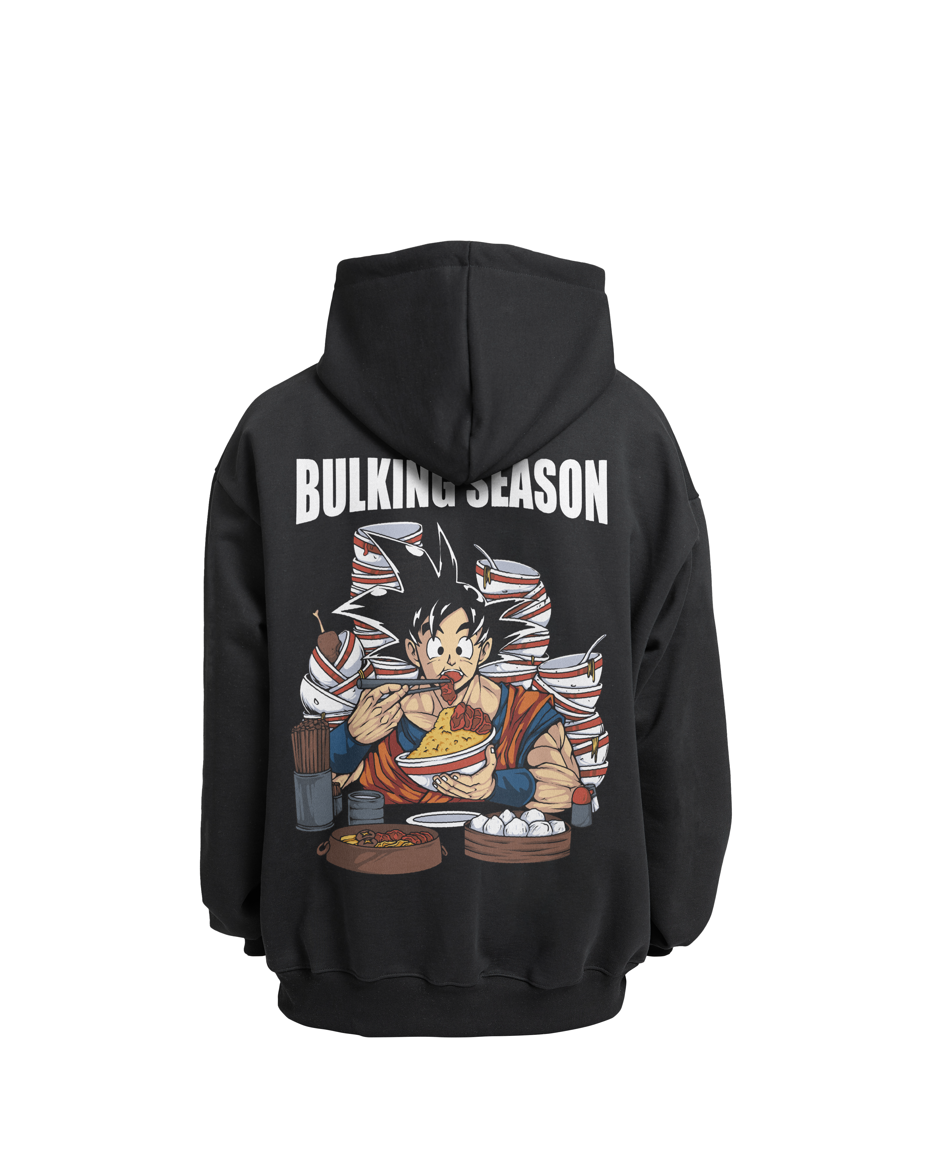 "SON GOKU x BULKING SEASON" - Heavy Oversized Hoodie
