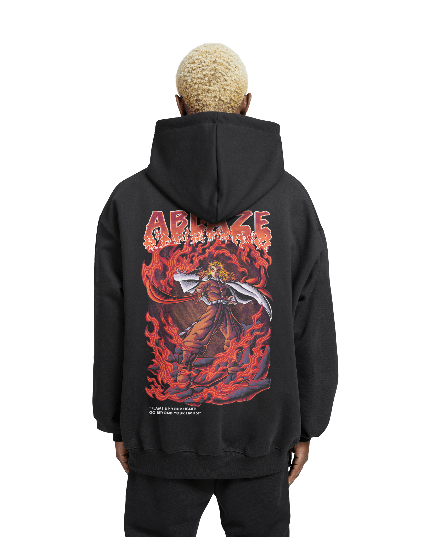"RENGOKU x ABLAZE" - Heavy Oversized Hoodie