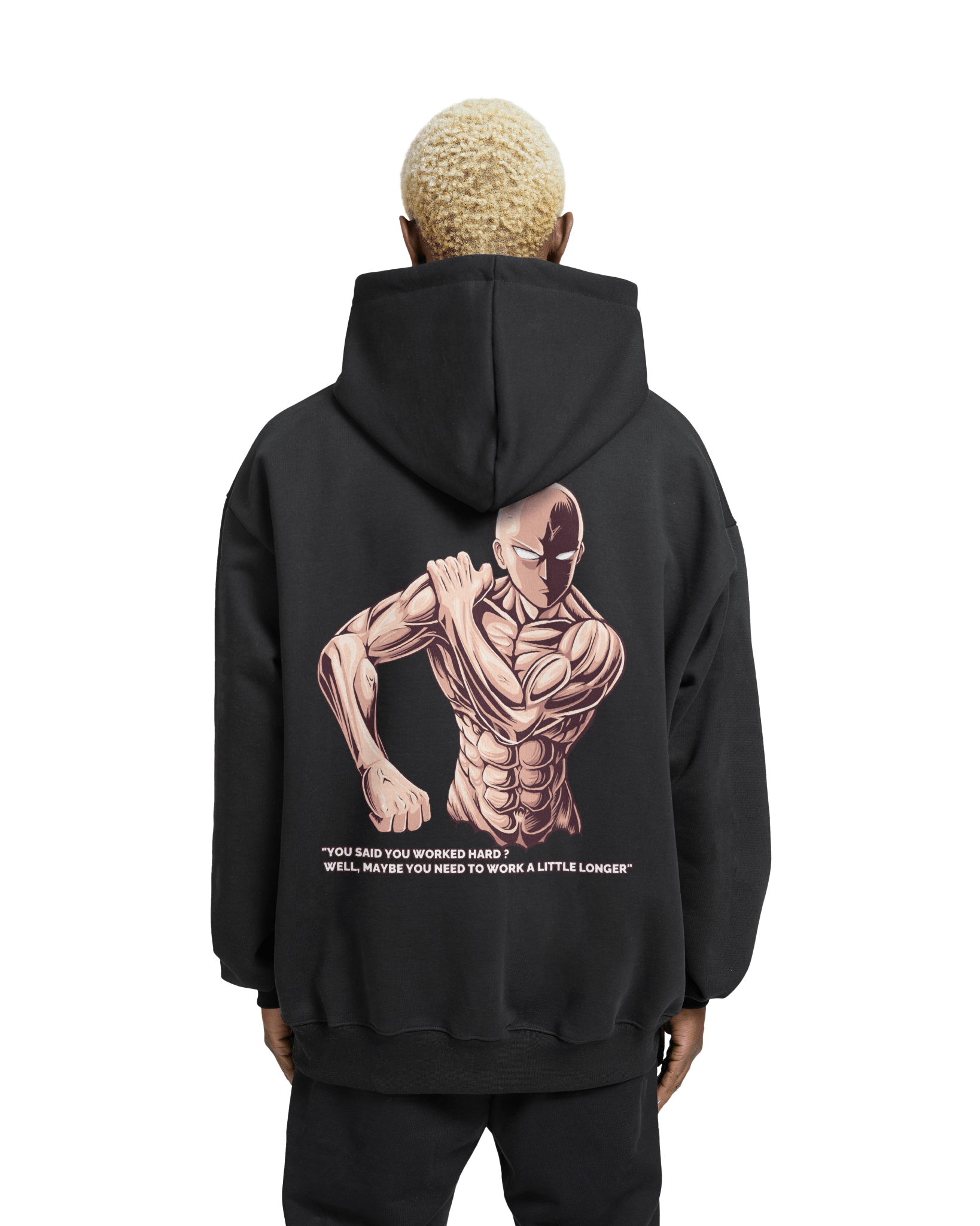 "SAITAMA x HARD WORK" - Heavy Oversized Hoodie