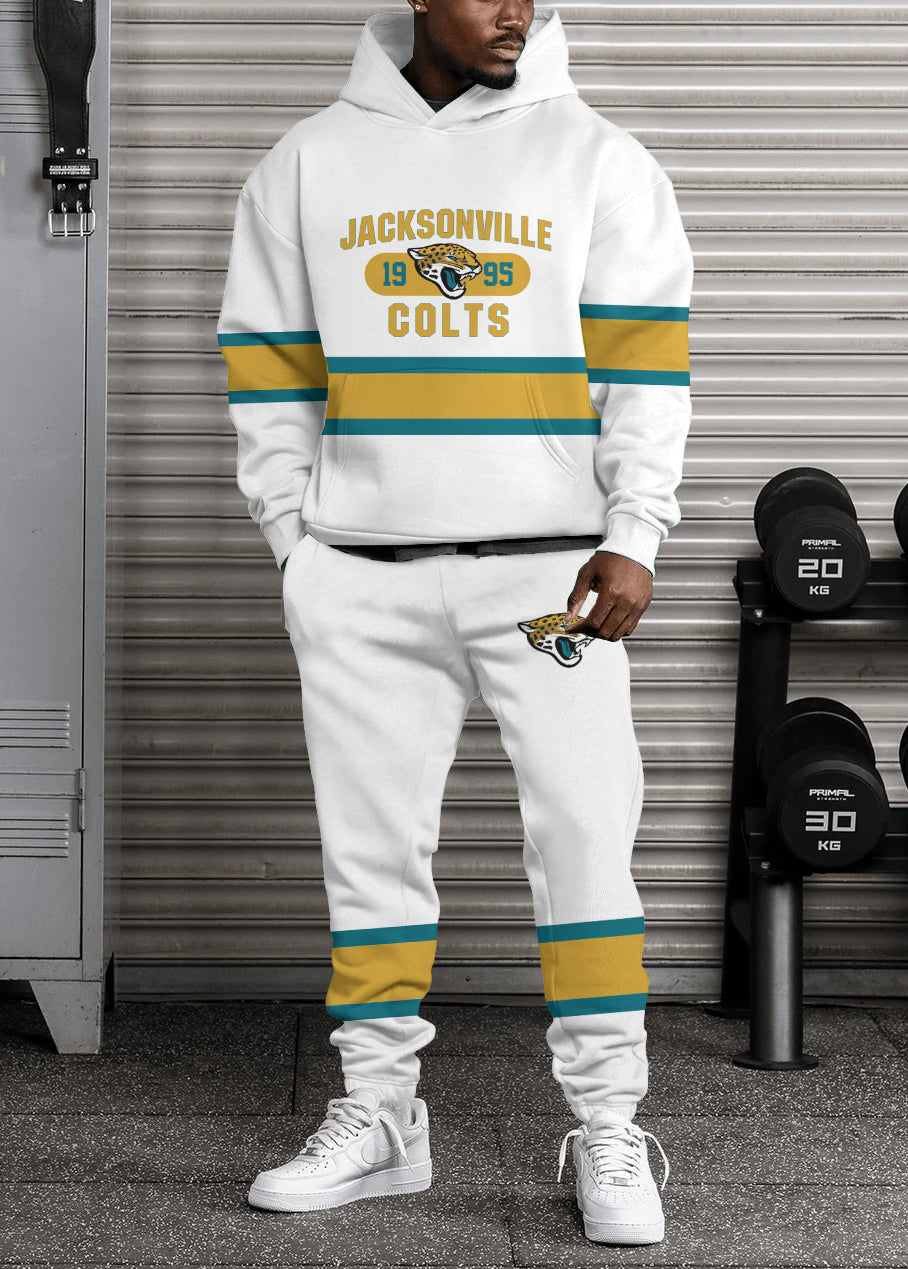 Jacksonville Jaguars 3D Printed Pullover Hoodie And Sweatpant 2pcs Tracksuits