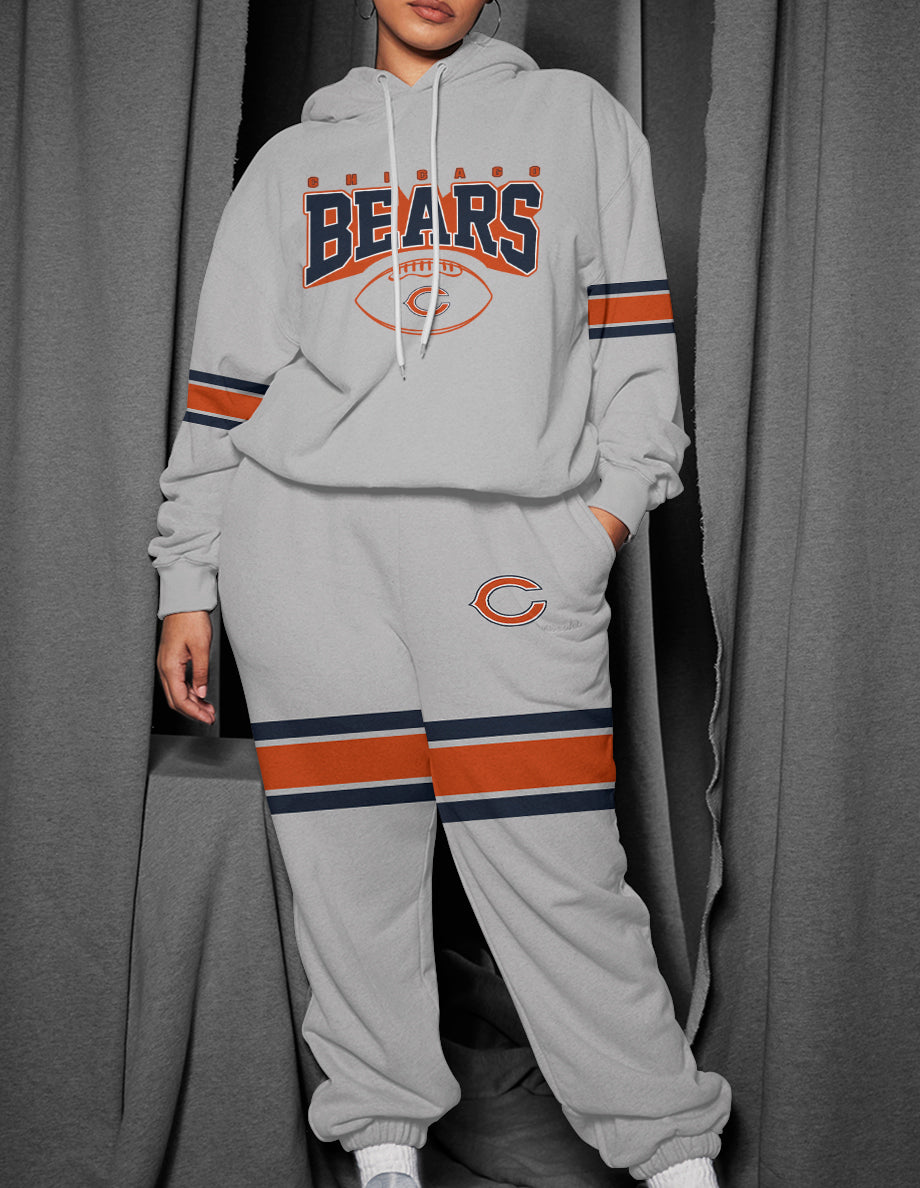 Chicago Bears 3D Printed Pullover Hoodie And Sweatpant 2pcs Tracksuits
