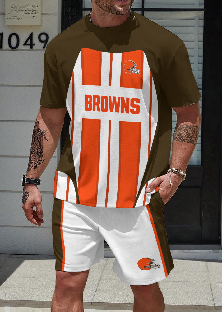 Cleveland Browns  Limited Edition Top And Shorts Two-Piece Suits