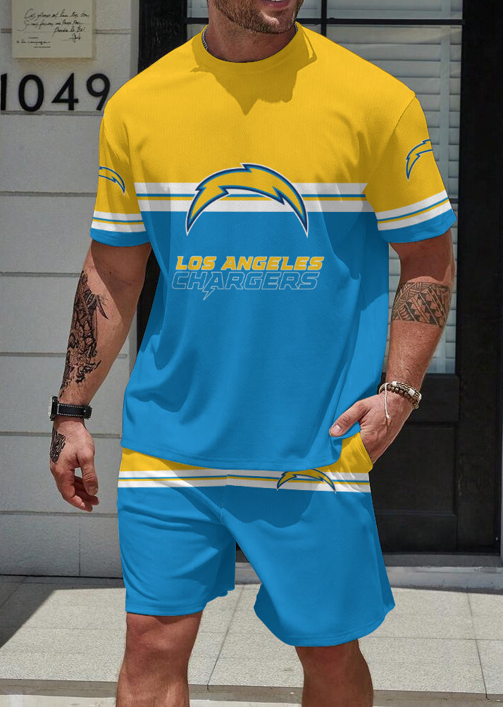 Los Angeles Chargers Limited Edition Top And Shorts Two-Piece Suits