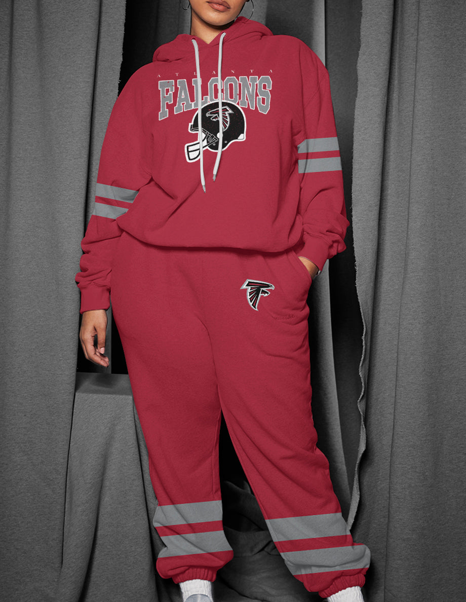 Atlanta Falcons 3D Printed Pullover Hoodie And Sweatpant 2pcs Tracksuits