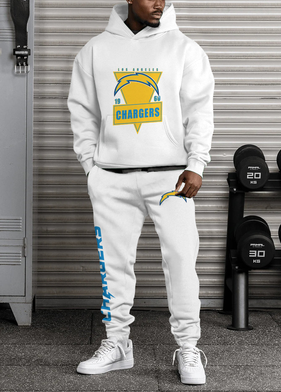 Los Angeles Chargers  3D Printed Pullover Hoodie And Sweatpant 2pcs Tracksuits