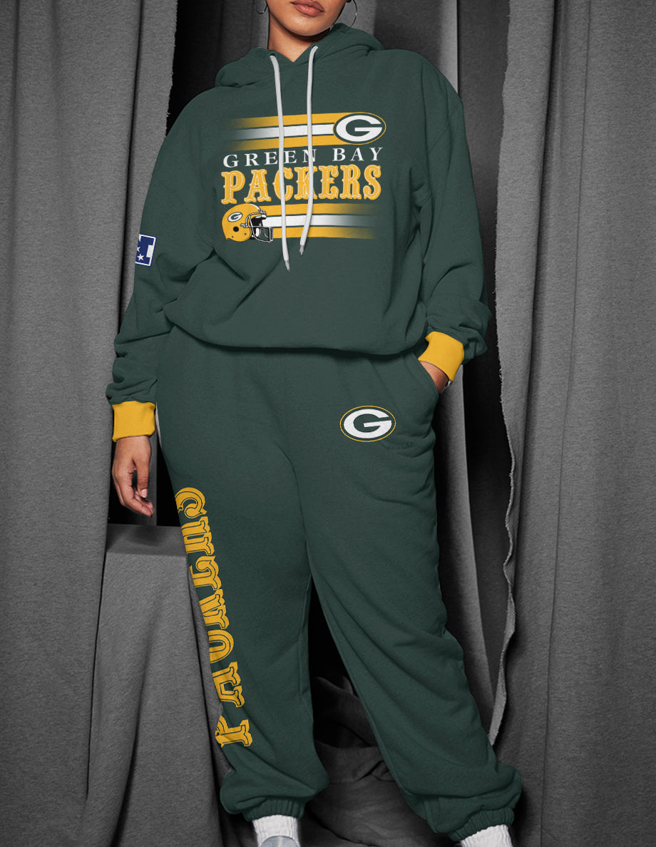 Green Bay Packers 3D Printed Pullover Hoodie And Sweatpant 2pcs Tracksuits