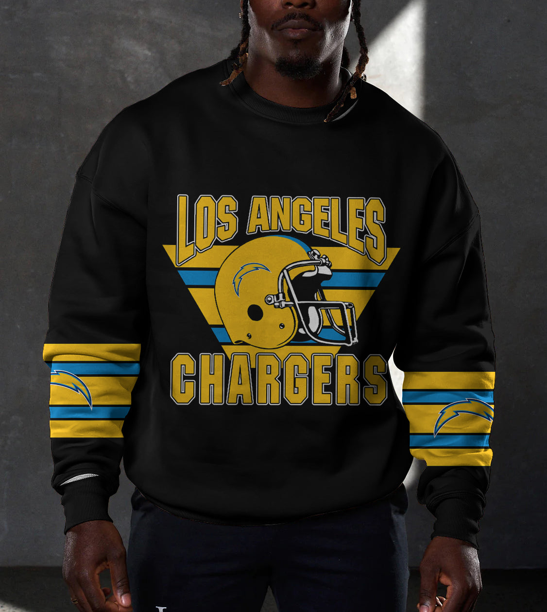 Los Angeles Chargers 3D Limited Edition Crew Neck sweatshirt