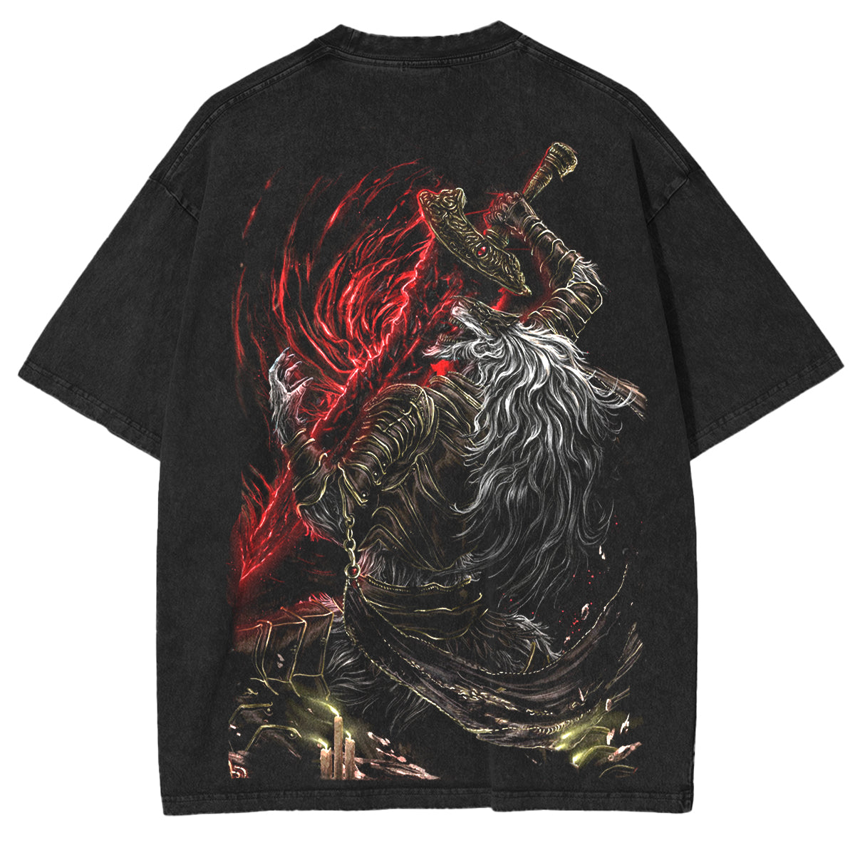 Maliketh Elden Ring Vintage Washed Unisex T-Shirt