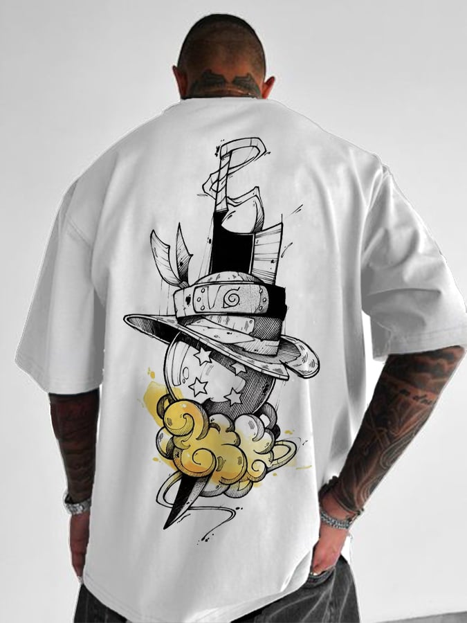 Fashion brand hip-hop   loose T-shirt