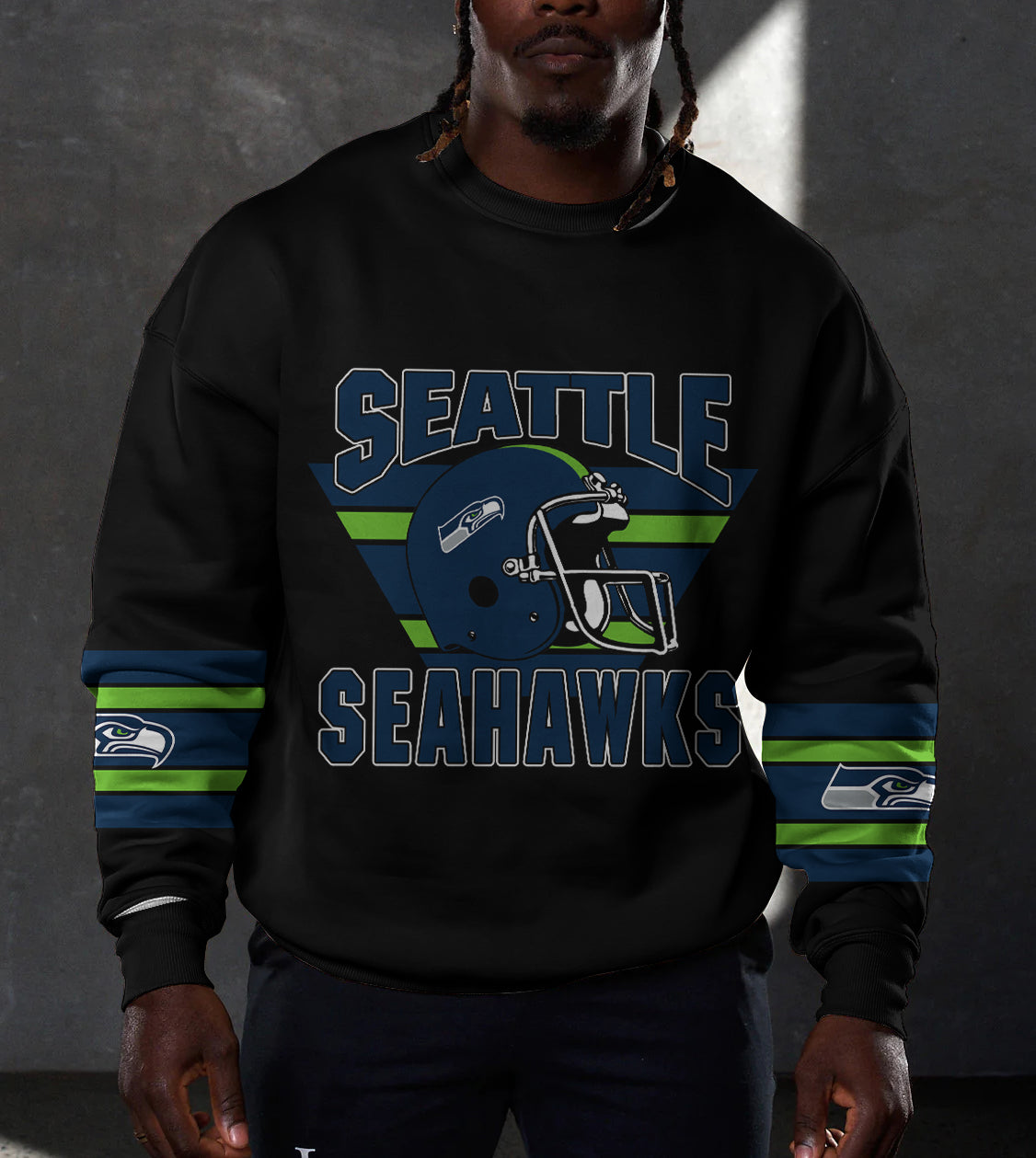 Seattle Seahawks 3D Limited Edition Crew Neck sweatshirt