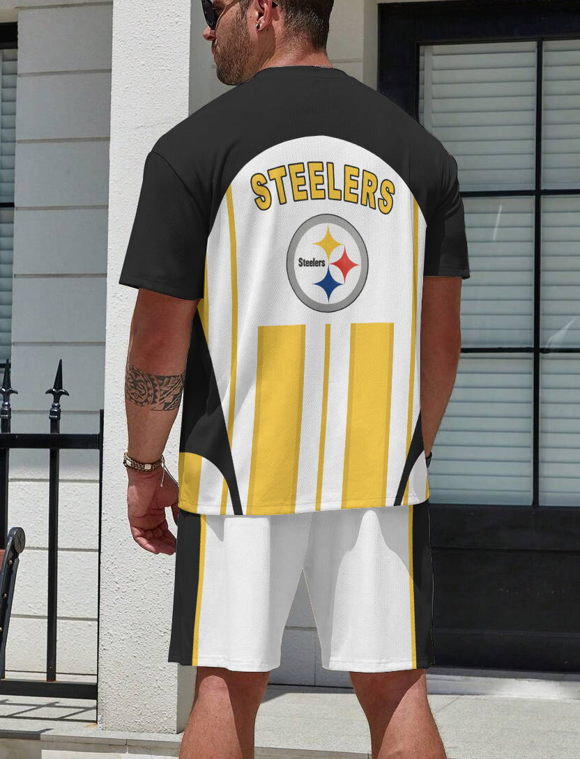 Pittsburgh Steelers  Limited Edition Top And Shorts Two-Piece Suits