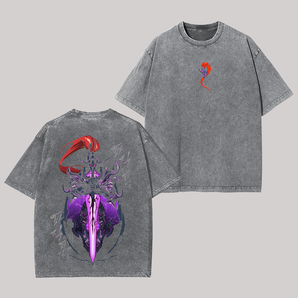 Solo Leveling Printed Unisex Washed T-Shirt