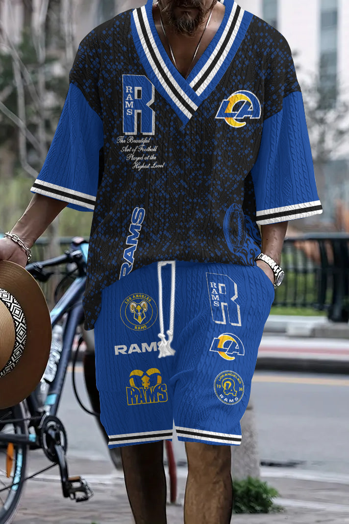 Los Angeles Rams Limited Edition Top And Shorts Two-Piece Suits
