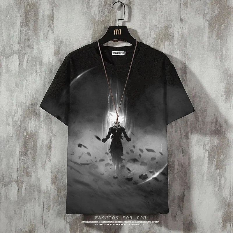 Men's Fashion Print Casual Short Sleeve T-Shirt