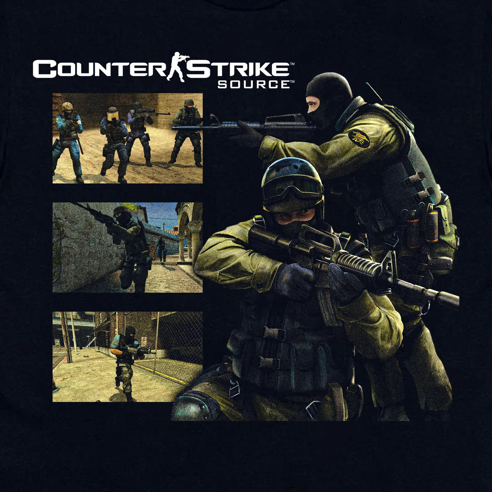 Valve Counter Strike Source Vintage Washed Unisex T-Shirt