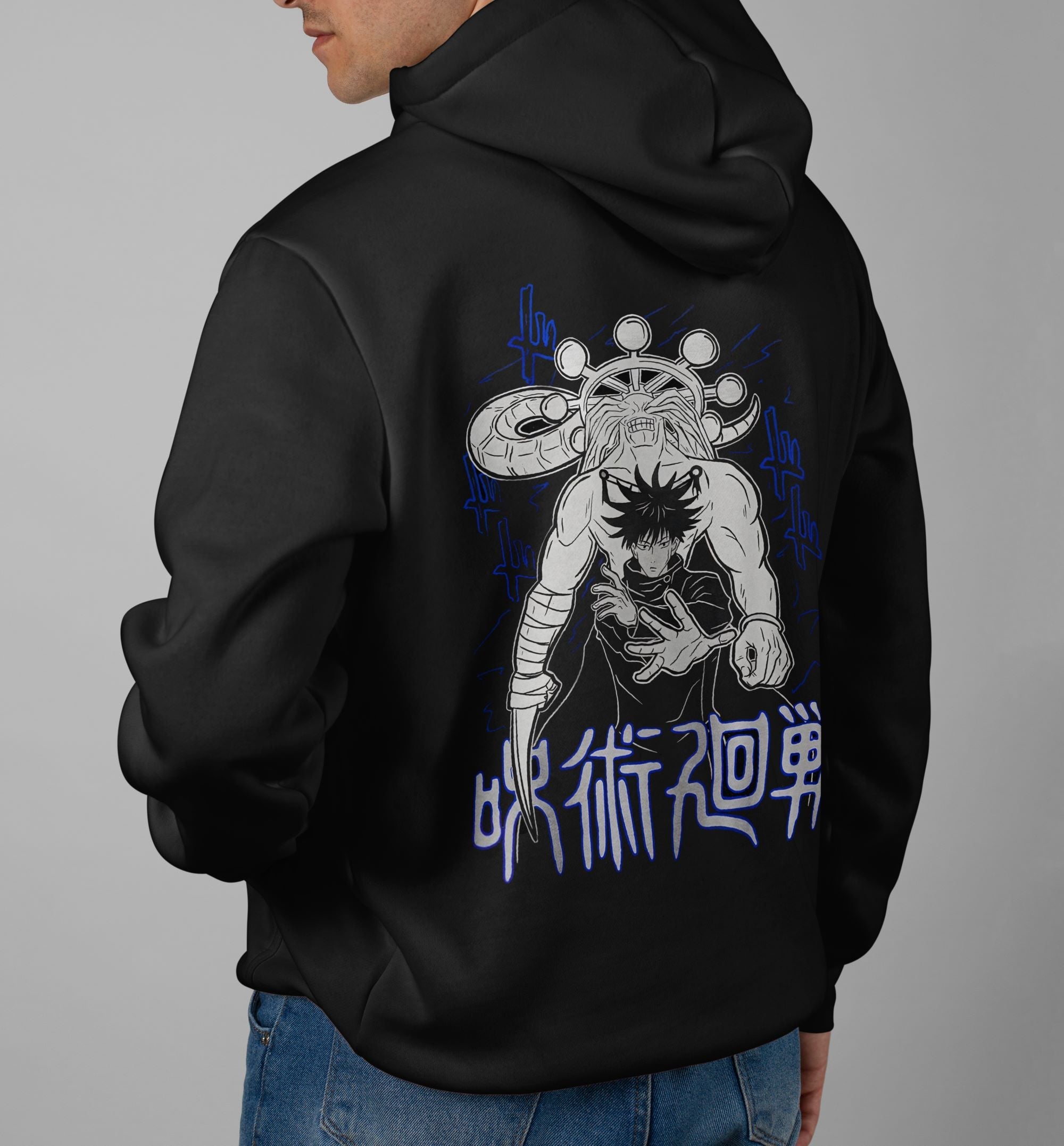 Jujutsu Kaisen Megumi Fushiguro & Mahoraga Hoodie