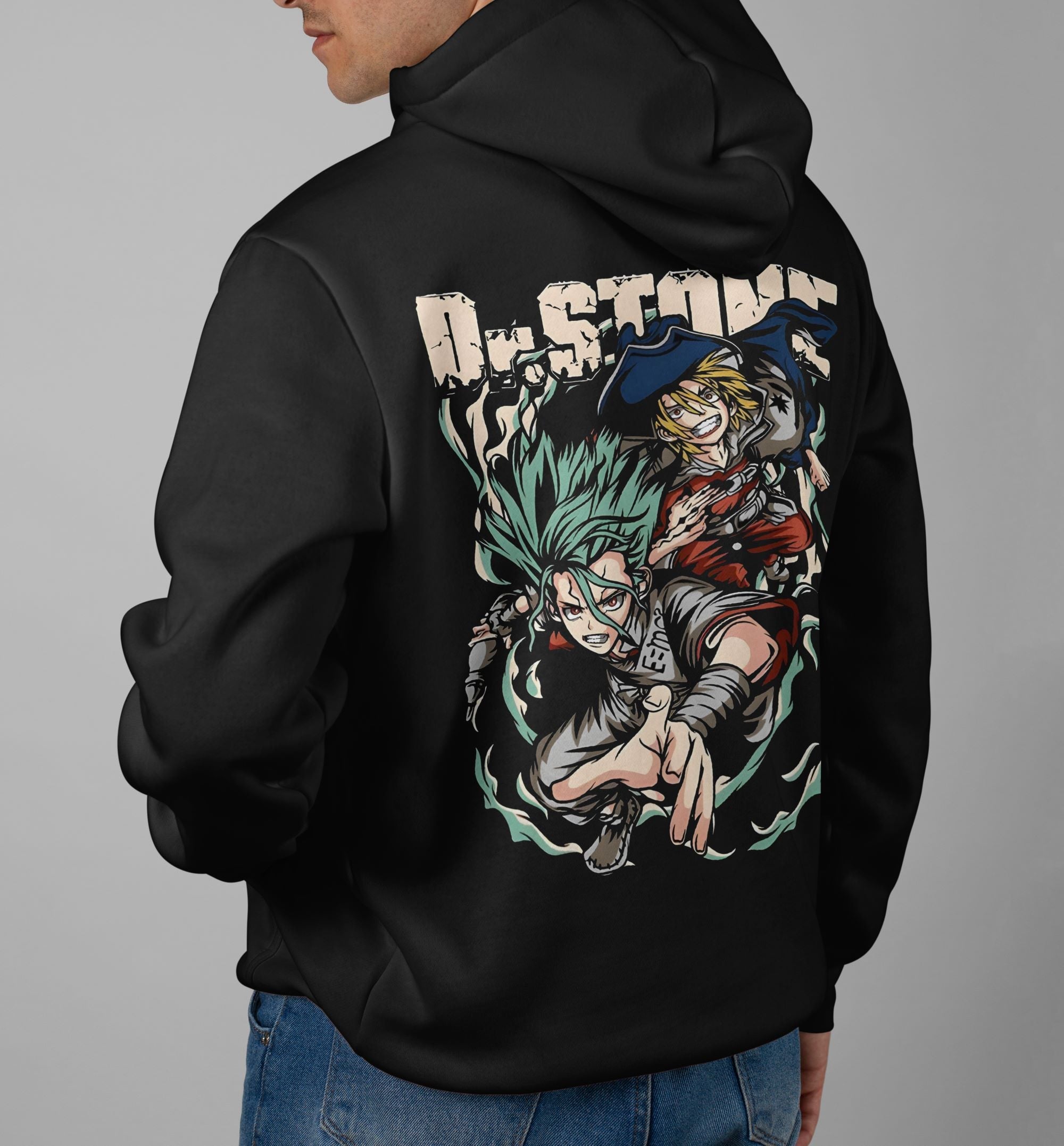 Dr Stone Senku Ishigami & Ryusui Nanami Hoodie
