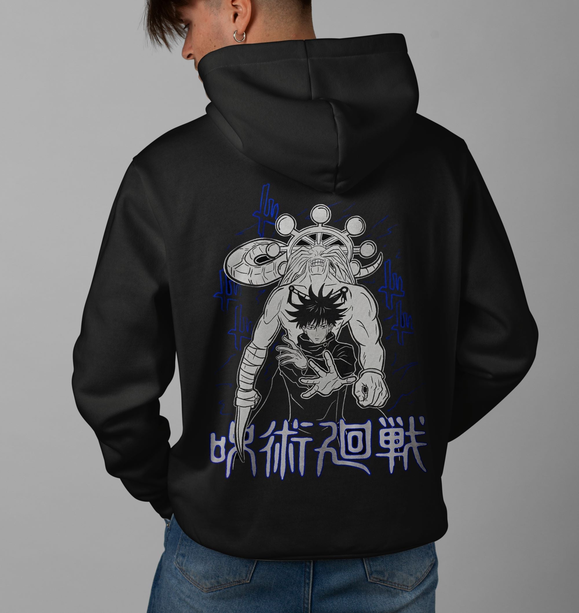 Jujutsu Kaisen Megumi Fushiguro & Mahoraga Hoodie