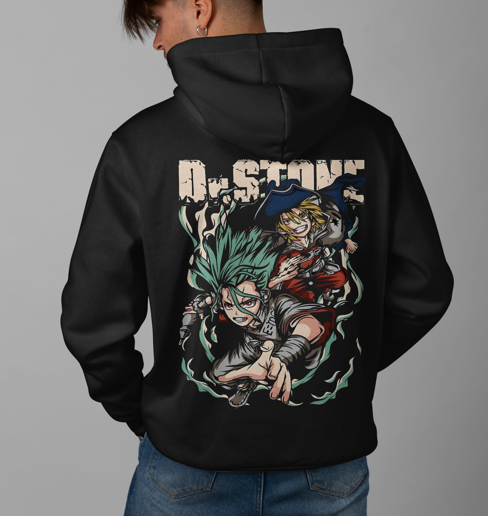 Dr Stone Senku Ishigami & Ryusui Nanami Hoodie
