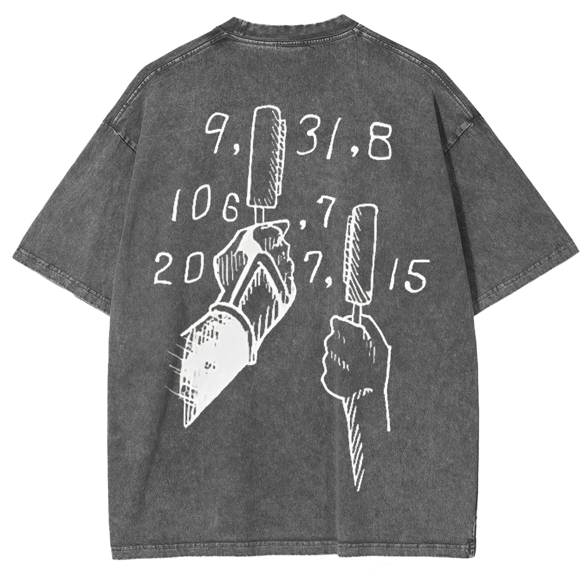 jiraiya - Naruto Uzumaki Anime Double Printed Vintage Washed Tee Unisex