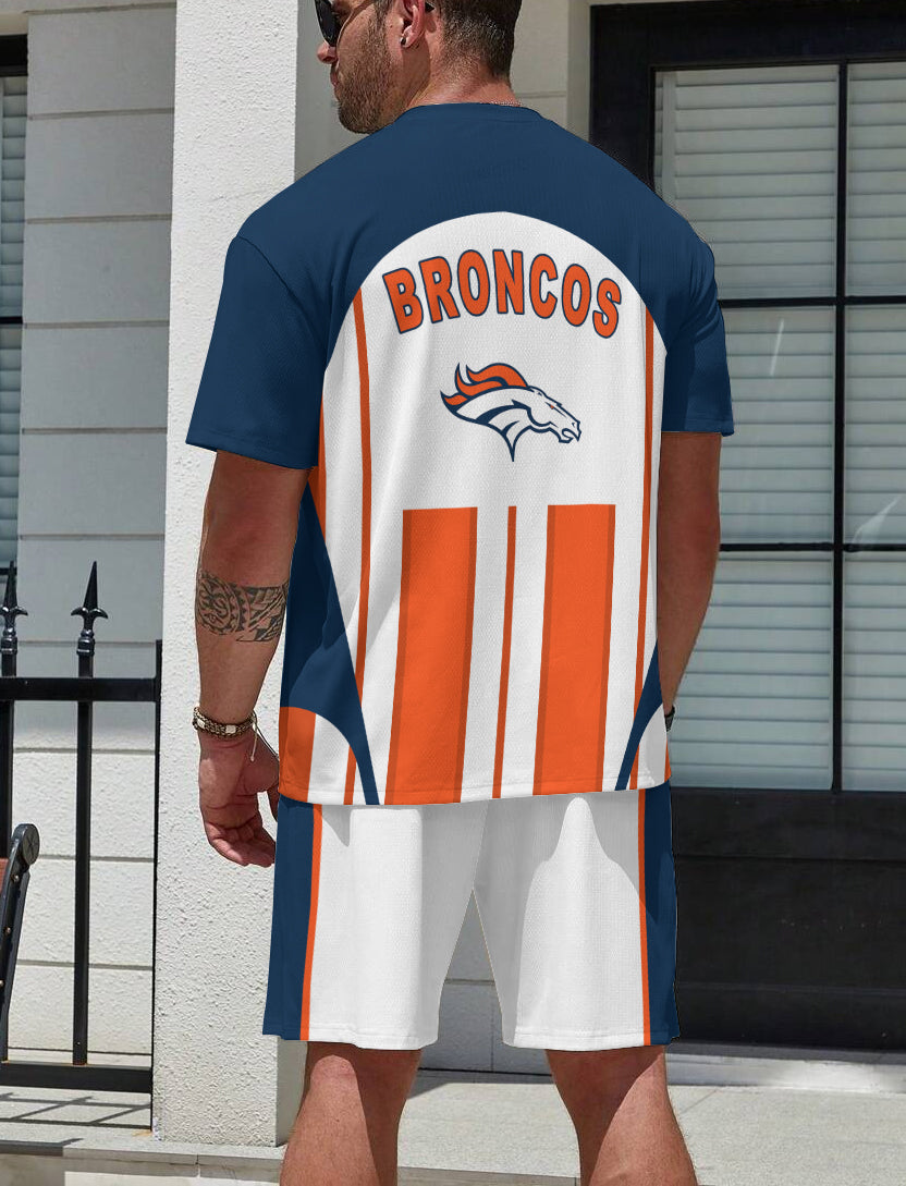 Denver Broncos  Limited Edition Top And Shorts Two-Piece Suits