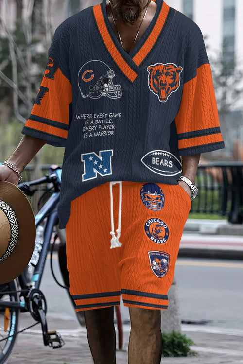 Chicago Bears
 Limited Edition Top And Shorts Two-Piece Suits