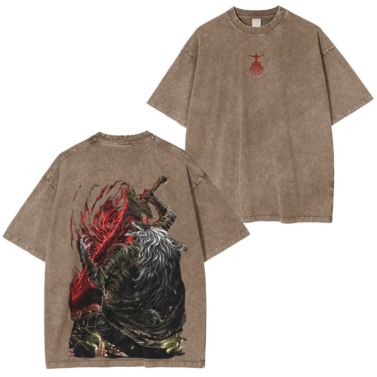 Maliketh Elden Ring Vintage Washed Unisex T-Shirt