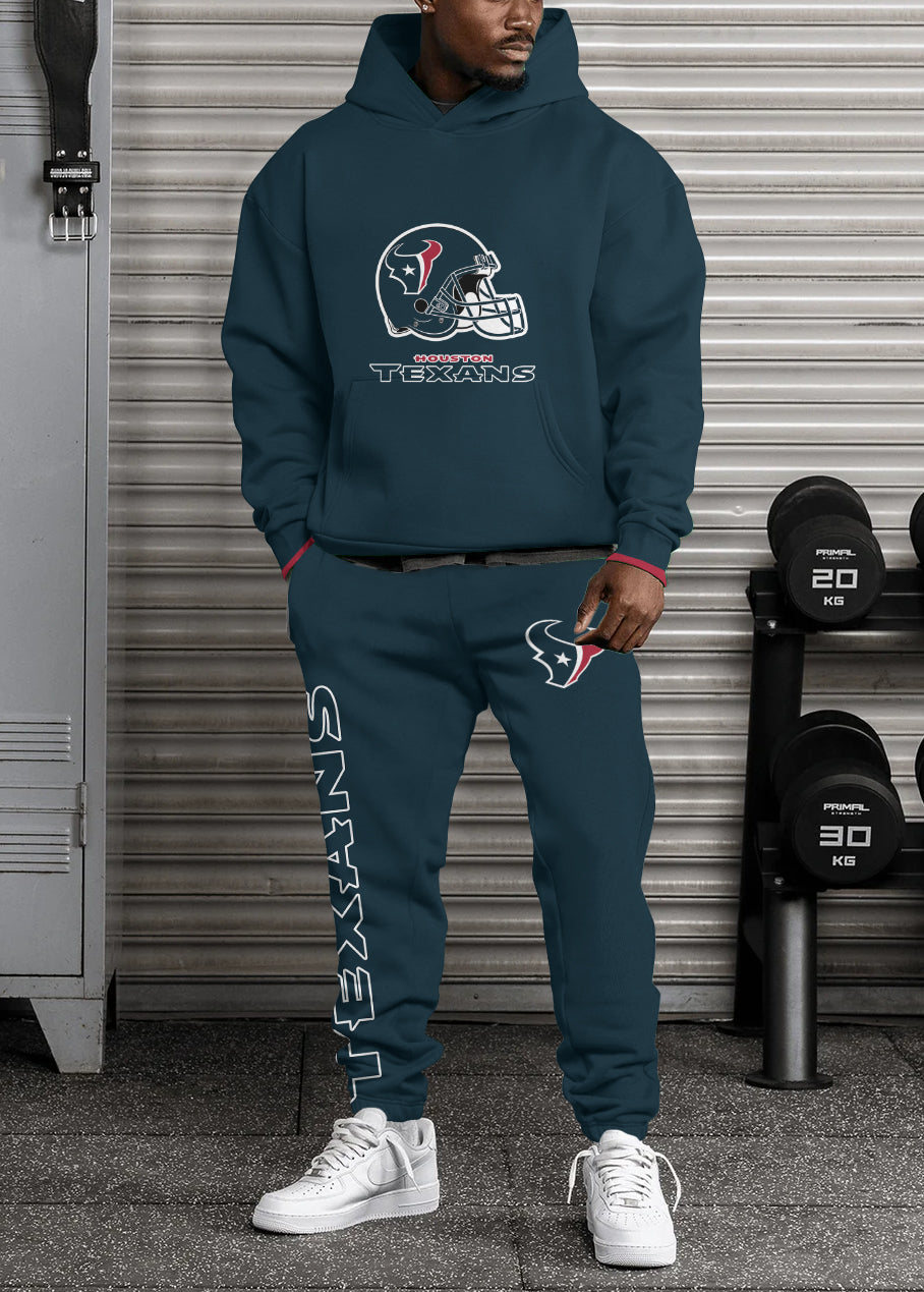 Houston Texans 3D Printed Pullover Hoodie And Sweatpant 2pcs Tracksuits