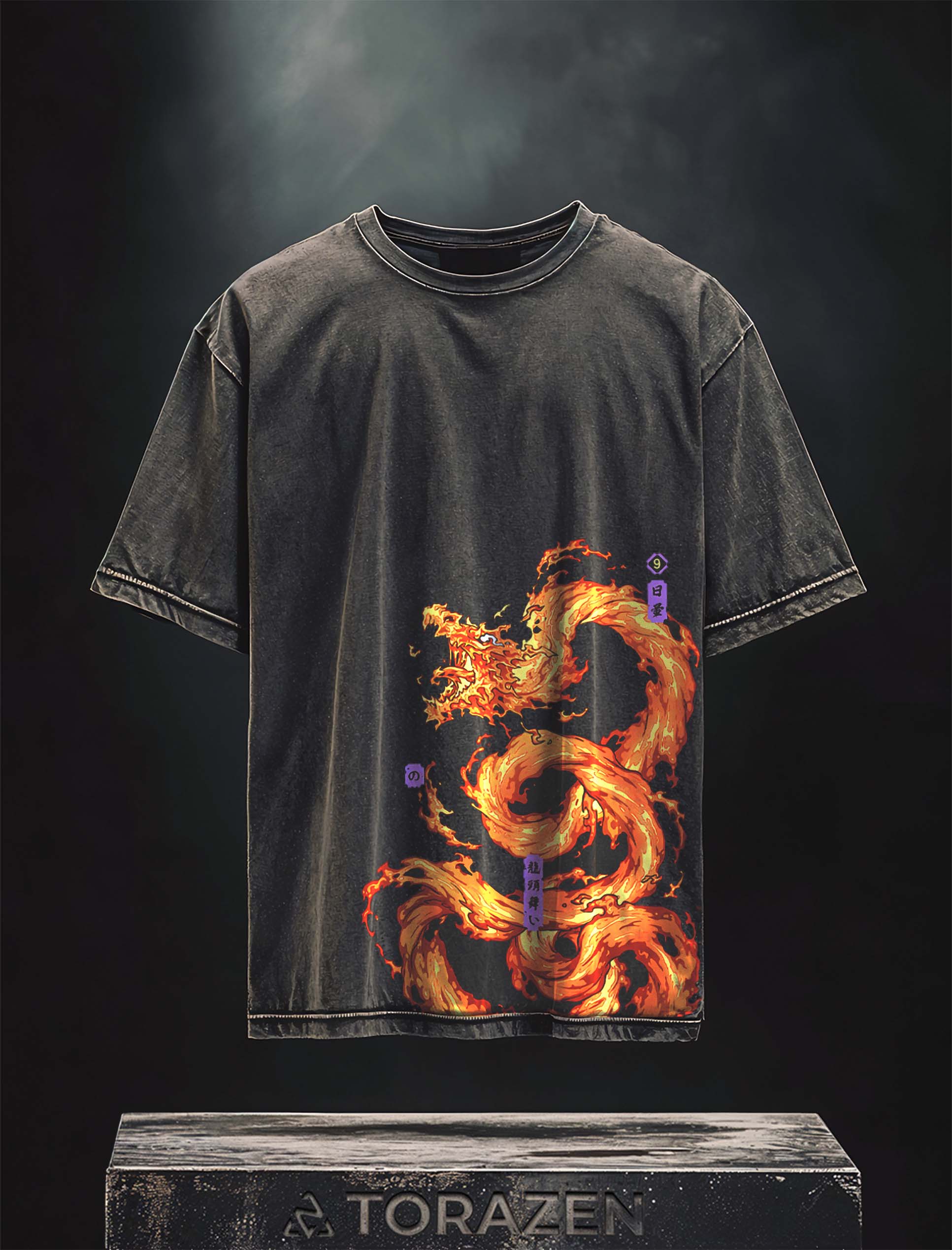 Fire Breathing Inferno Vintage Tee